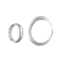 Load image into Gallery viewer, DOWNPIPE FLANGE, Stainless 3" GT V-Band w/ 81mm protruded lip, Garrett Housings with 90mm (3.55”) OD