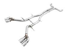 Load image into Gallery viewer, AWE Track Edition Cat-back Exhaust for Gen6 Camaro SS / ZL1/ LT1 - Non-Resonated - Chrome Silver Tips (Quad Outlet)