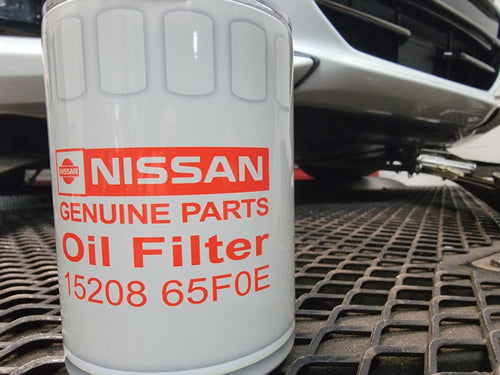 Nissan oil filter tumbler