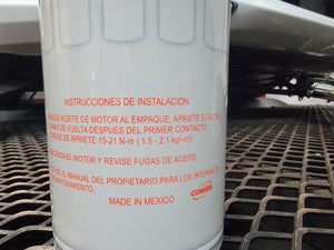 Nissan oil filter tumbler