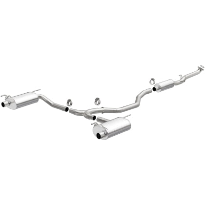 MagnaFlow CatBack 2018 Honda Accord L4 2.0LGAS 2.5in Dual Outlet Stainless Street Series Exhaust  Product Name: MAG Catback