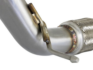 aFe Power Elite Twisted Steel 16-17 Honda Civic I4-1.5L (t) 2.5in Rear Down-Pipe Mid-Pipe