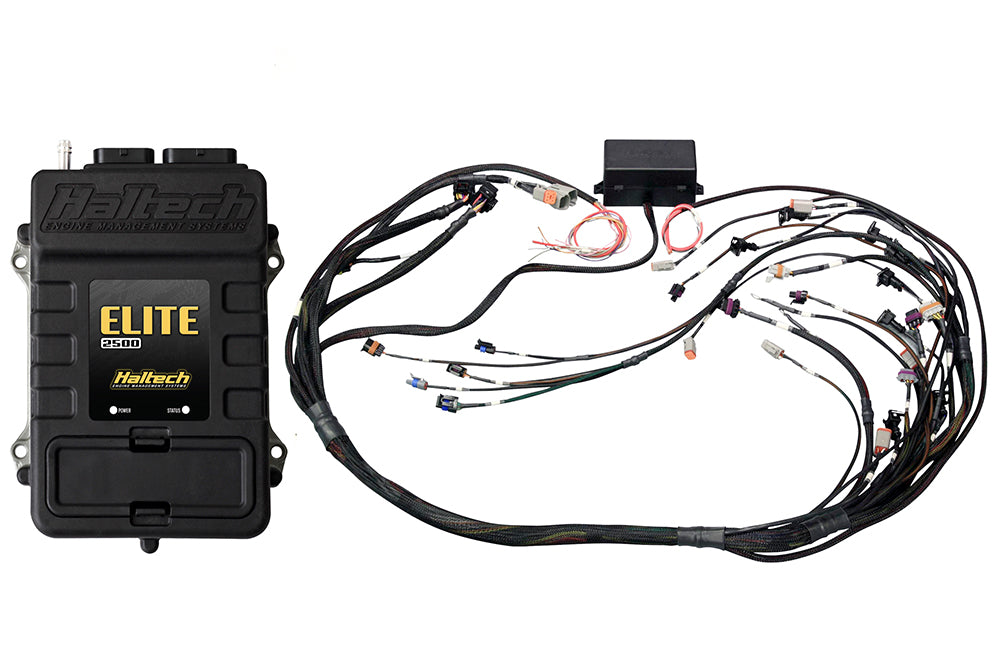 Haltech Elite 2000 + GM GEN III LS1 & LS6 non DBW Terminated Harness Kit