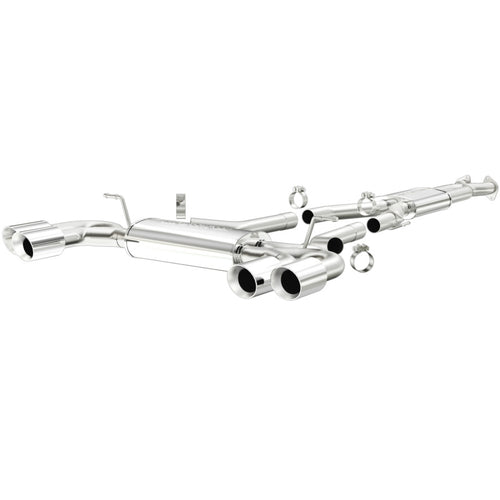 2010-2013 Hyundai Genesis Coupe 3.8L Cat Back Exhaust; Quad Split Rear Exit by Magnaflow (MAG 16507)