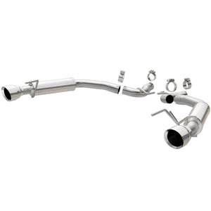 Magnaflow Axle Back, SS, 2.5in, Competition, Dual Split Polish 4.5in Tip | 2015+ Ford Mustang Ecoboost (MAG 19179)