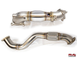 RV6™ Catted Downpipe & Front Pipe Combo for 17+ Civic Type-R 2.0T FK8