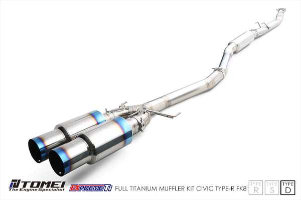 Tomei 2017-2021 Honda Civic Type R Expreme-Ti Titanium Type-D Exhaust